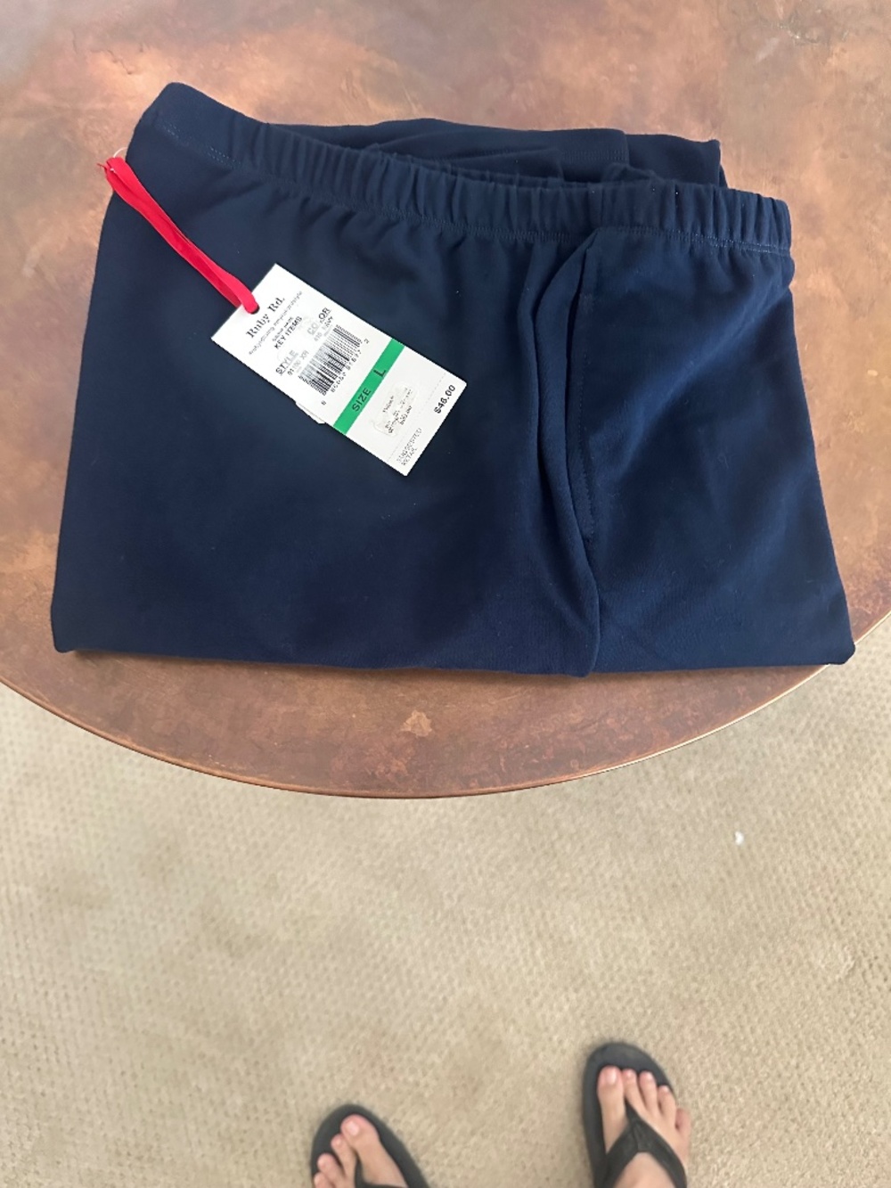 Ruby Road navy knit pants